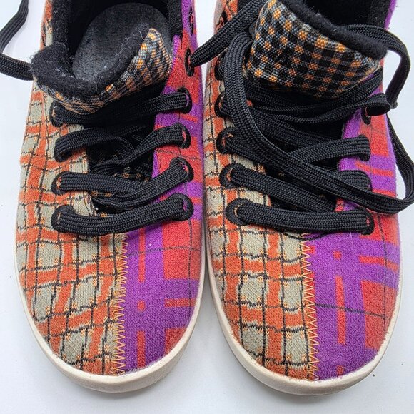 Allbirds Wool Piper Mids Split Tartan Plaid Womens 7 Lightweight Shoes Casual - Picture 10 of 13